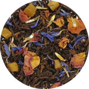 Té Pu Er con Petalos de Rosa, Albaricoque y Flor de Aciano