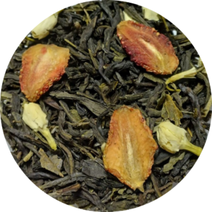 Té Blanco y Té Verde con Jazmín, Vainilla y Fresas