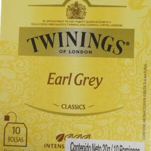 Té Negro Twinings Earl Grey x10 bolsitas (20gr)