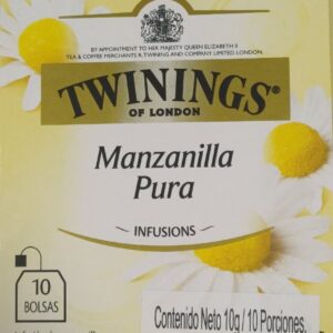 Infusión Twinings Manzanilla Pura x10 bolsitas (10gr)