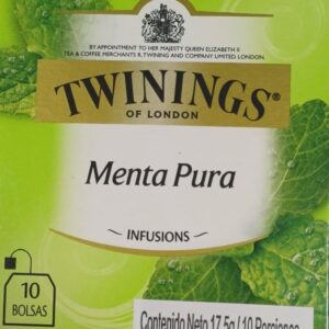 Infusión Twinings Menta Pura x10 bolsitas (17,5gr)