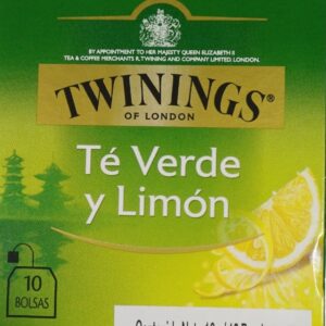 Té Verde Twinings con Limón x10 bolsitas (16gr)
