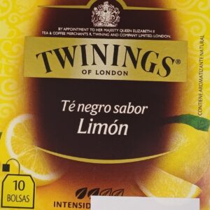 Té Negro Twinings con Limón x10 bolsitas (20gr)
